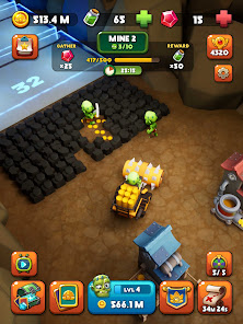 Idle Zombie Miner: Gold Tycoon